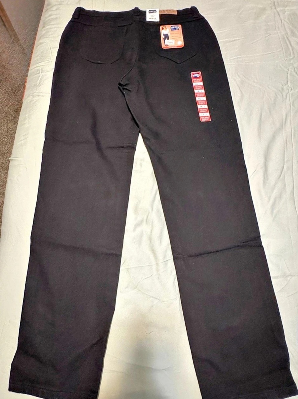 Riders by Lee Size 16 Long Black Relaxed Stretch Jeans NWT